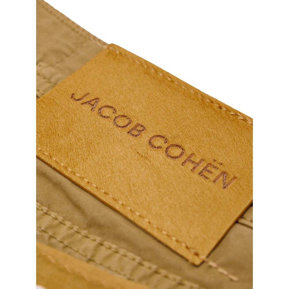Jacob Cohen Gelbe Skinny-Hose aus Baumwolle