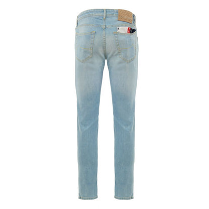 Jacob Cohen Blue Cotton Skinny Jeans