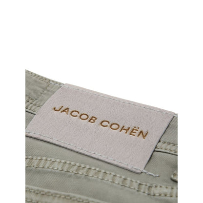 Jacob Cohen Gray Cotton Skinny Pants