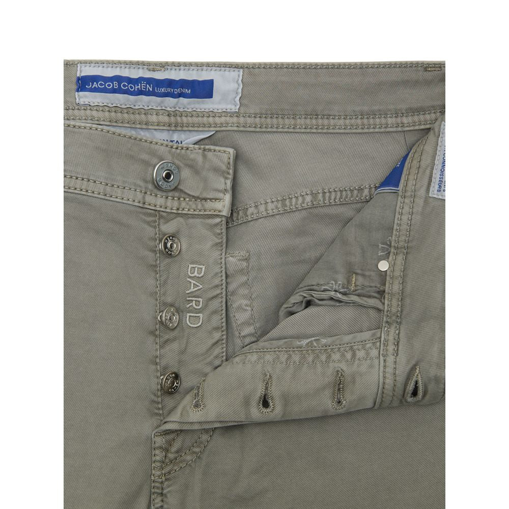 Jacob Cohen Gray Cotton Skinny Pants