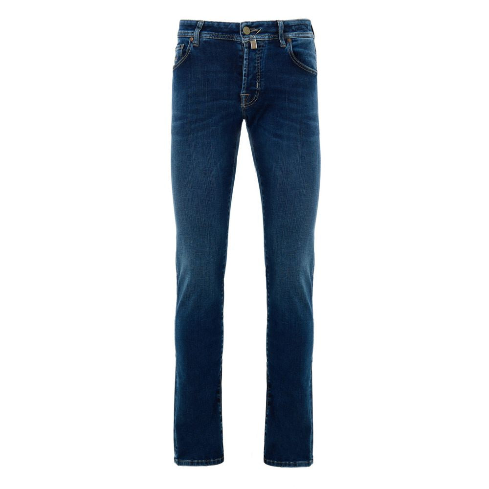 Jacob Cohen Blaue Skinny Jeans aus Baumwolle