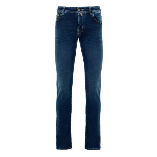 Jacob Cohen Blaue Skinny Jeans aus Baumwolle