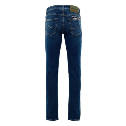 Jacob Cohen Blaue Skinny Jeans aus Baumwolle