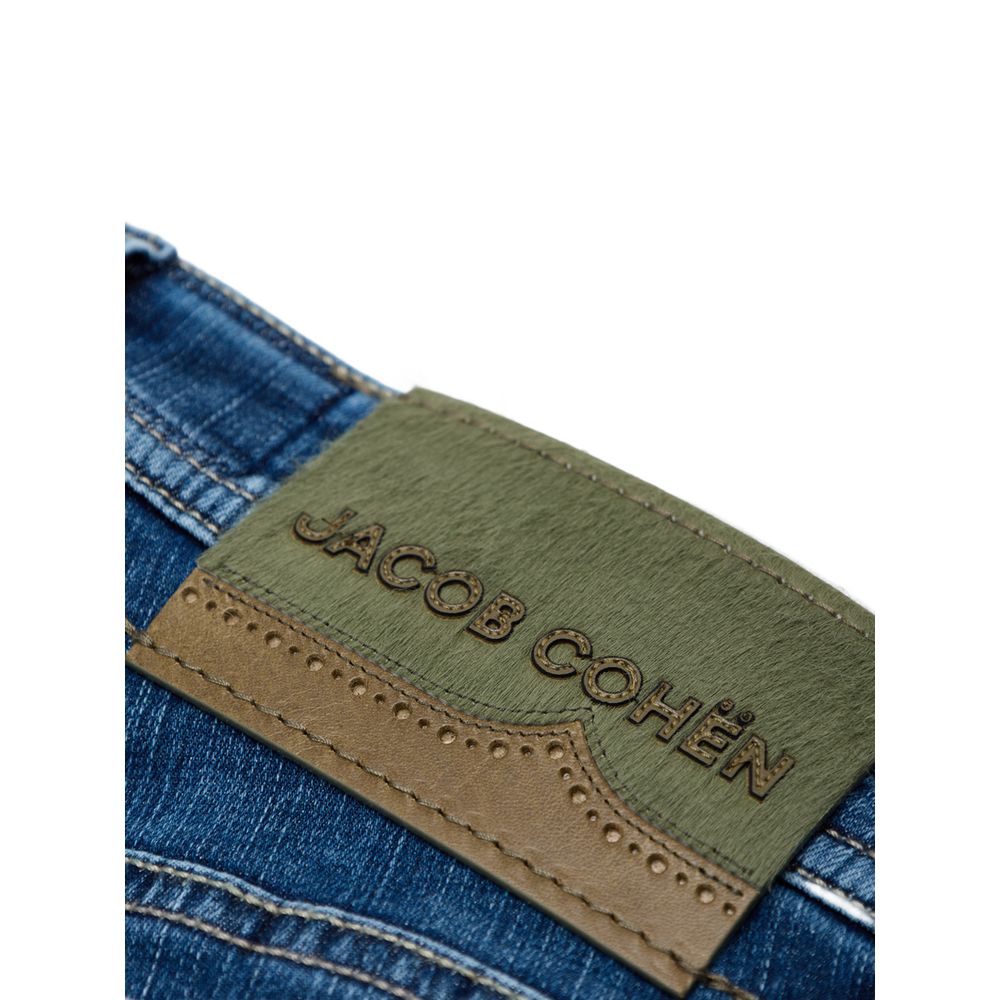 Jacob Cohen Blaue Skinny Jeans aus Baumwolle