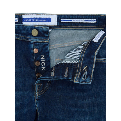 Jacob Cohen Blaue Skinny Jeans aus Baumwolle