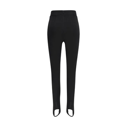 Balmain Jersey-Leggings mit Steg