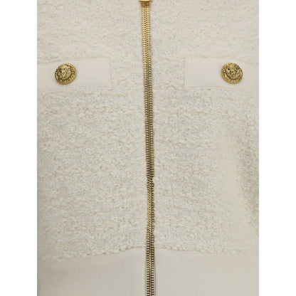 Balmain Tweed-Bomberjacke