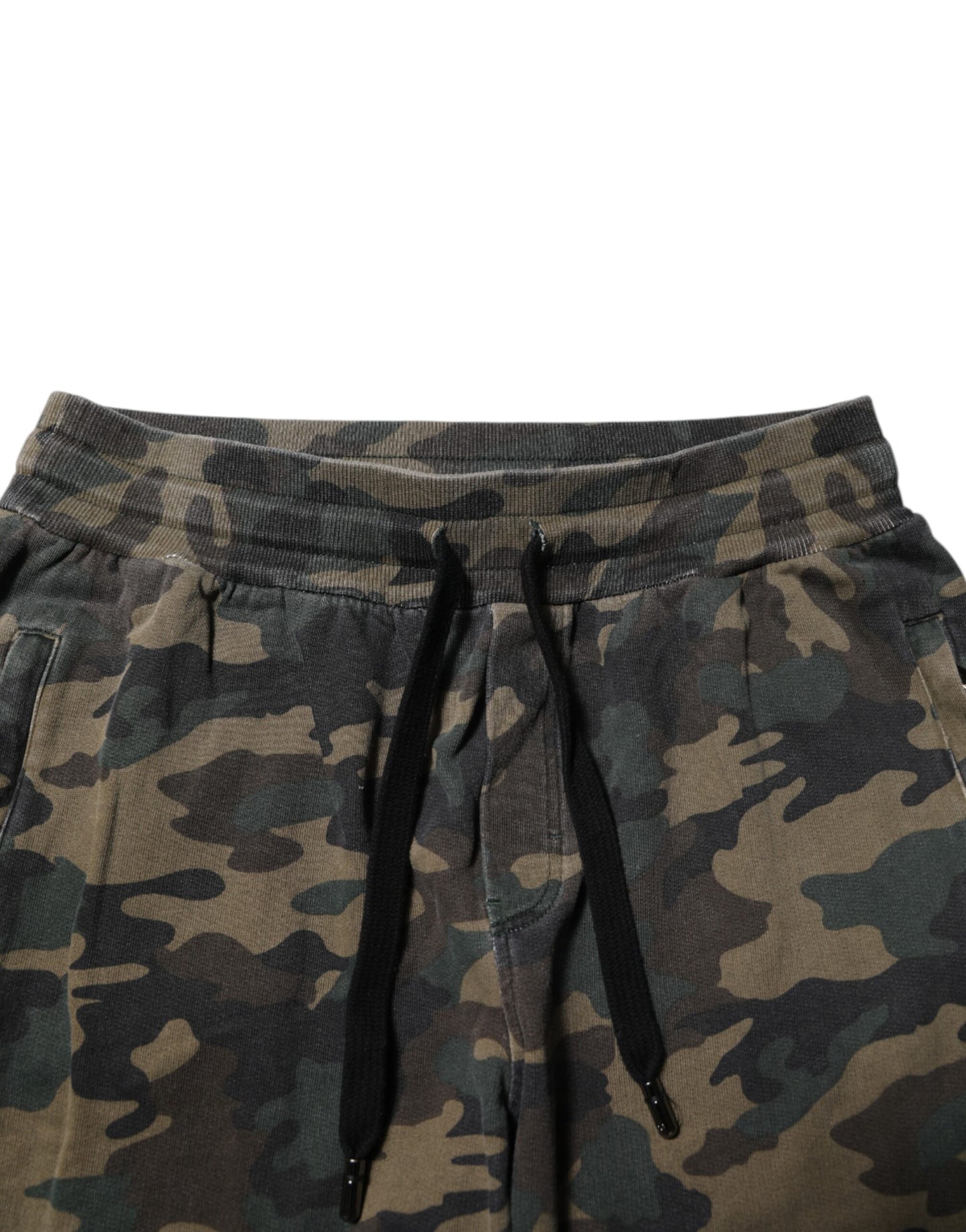 Dolce &amp; Gabbana Mehrfarbige Camouflage-Jogginghose aus Baumwolle für Herren