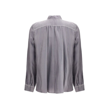 Forte_Forte Gray Silk Shirt