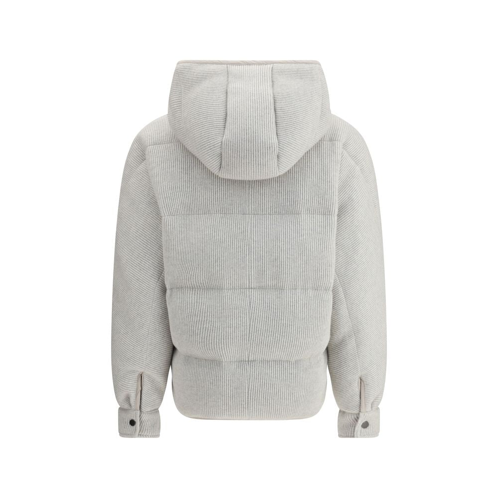 Brunello Cucinelli Lurex Daunenjacke