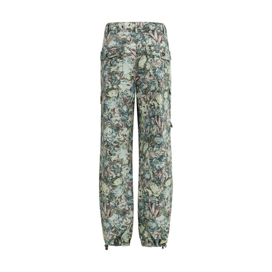 Ganni Baumwoll-Freizeithose in Multicolor