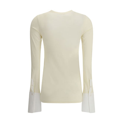 Darkpark Cremefarbenes Baumwollhemd