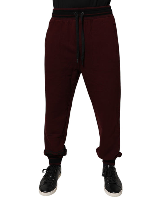 Dolce &amp; Gabbana Kastanienbraune Jogginghose aus Baumwolle für Herren