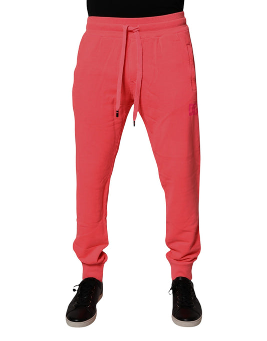 Dolce &amp; Gabbana Jogginghose aus Baumwolle in Neonrot für Herren