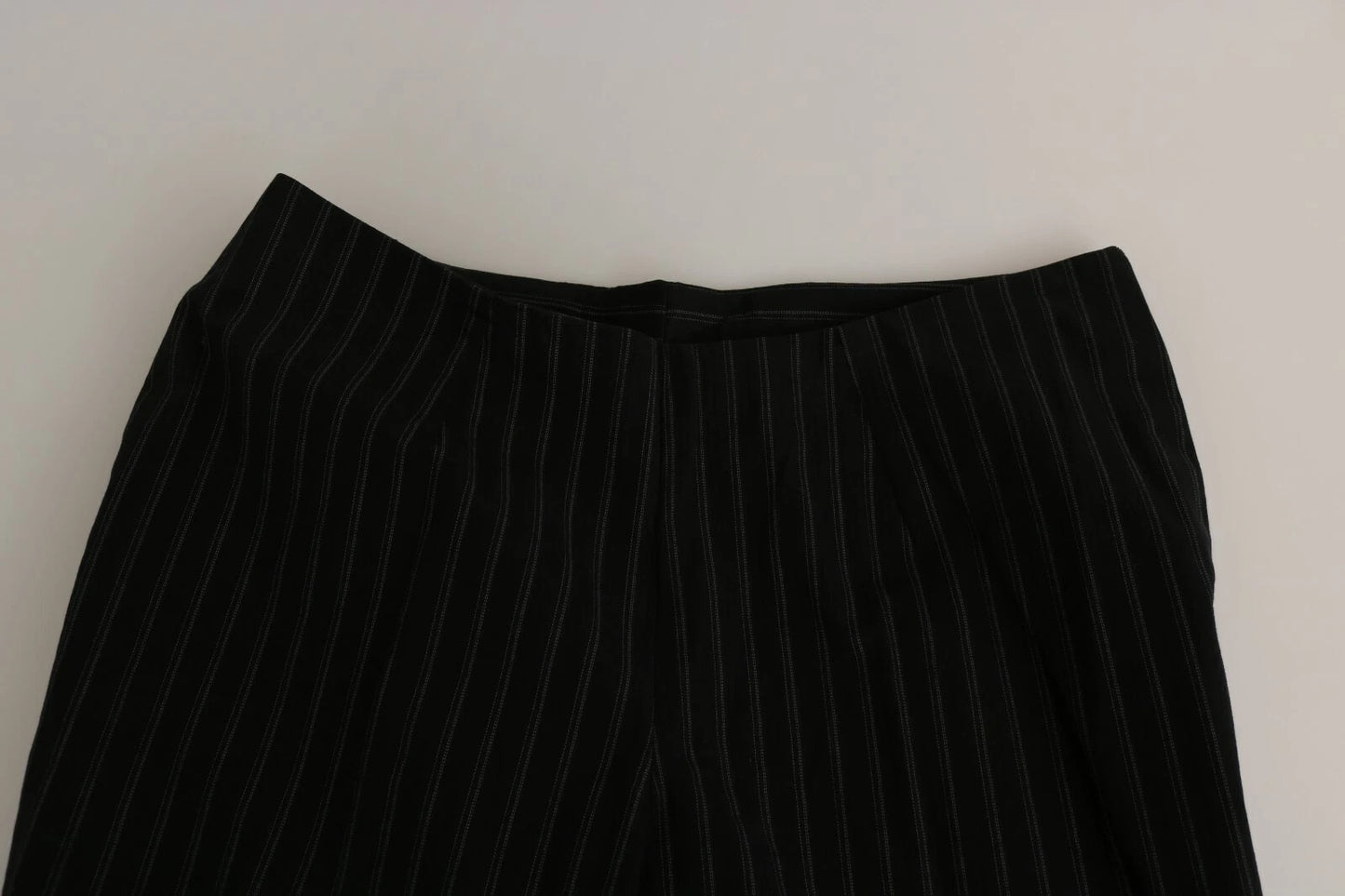 BENCIVENGA Schwarze gerade Hose mit hoher Taille