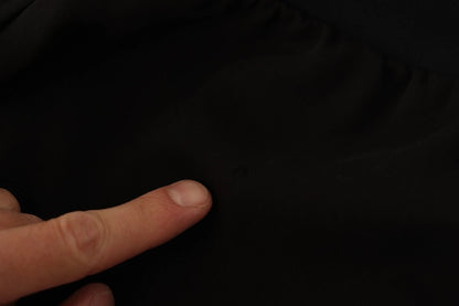 GF Ferre – Schwarzer Lyocell-Jumpsuit mit gerader Hose und trägerlosem Schnitt