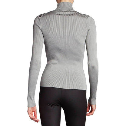 Balenciaga Grauer Rollkragenpullover aus Polyester