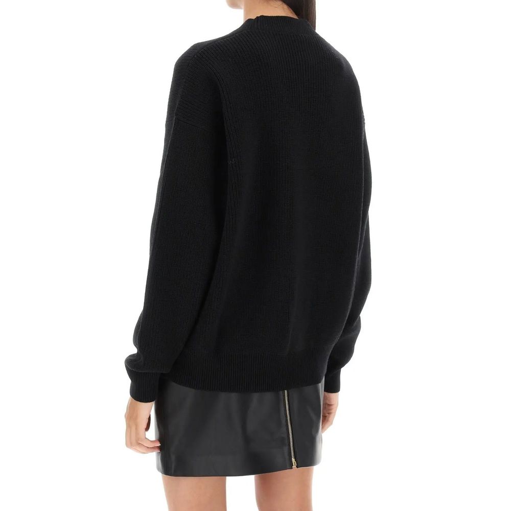 Schwarzes Woll-Sweatshirt von Versace