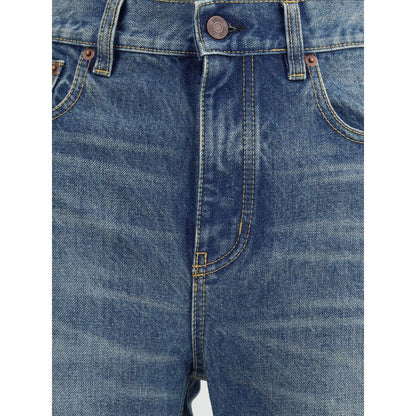 Chloé Blaue Baumwoll-Jeans mit geradem Bein