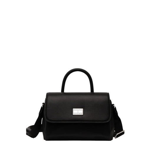 Tommy Hilfiger – Schwarze Polyethylen-Handtasche