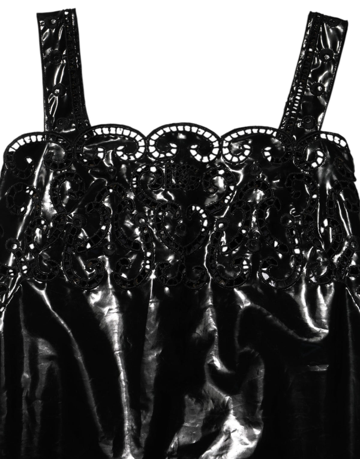 Dolce &amp; Gabbana – Schwarzes Mini-Etuikleid in A-Linie mit Cut-Outs