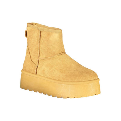 Laura Biagiotti Brauner Polyester-Damenstiefel