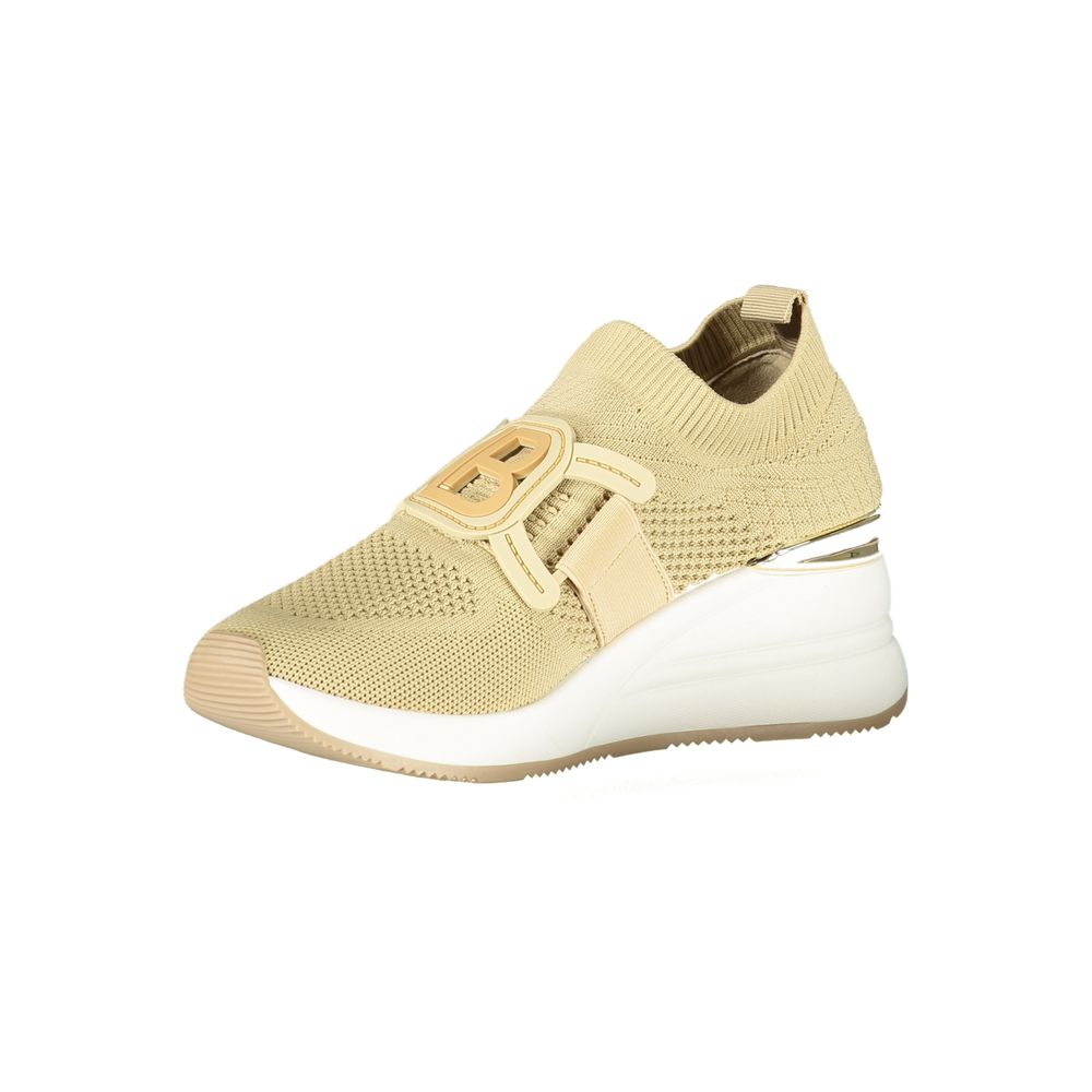 Laura Biagiotti Beige Polyester Damen Sneaker
