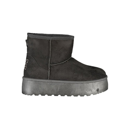 Laura Biagiotti Schwarzer Polyester-Damenstiefel