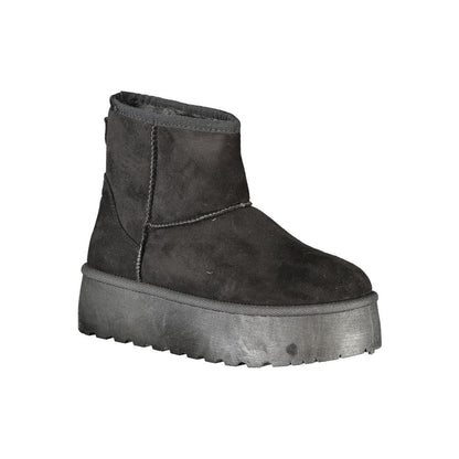 Laura Biagiotti Schwarzer Polyester-Damenstiefel