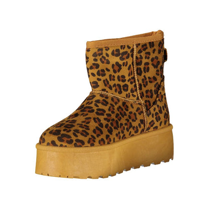 Laura Biagiotti Brauner Polyester-Damenstiefel