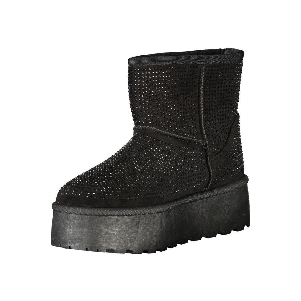 Laura Biagiotti Schwarzer Polyester-Damenstiefel