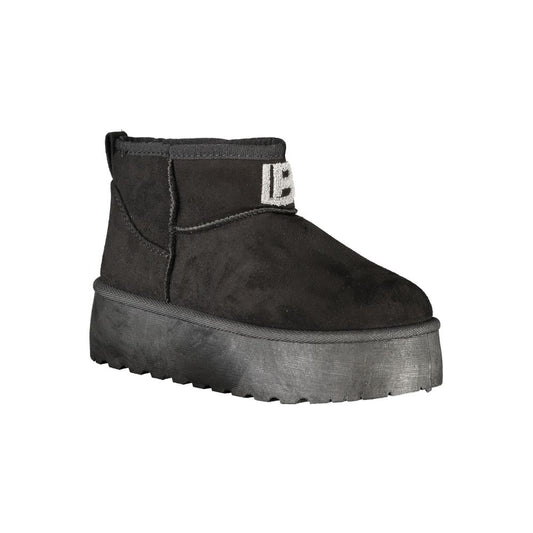 Laura Biagiotti Schwarzer Polyester-Damenstiefel