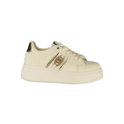 Laura Biagiotti Beige Polyester Damen Sneaker