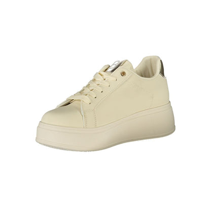 Laura Biagiotti Beige Polyester Damen Sneaker