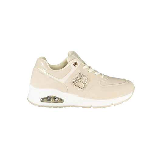 Laura Biagiotti Beige Polyester Damen Sneaker