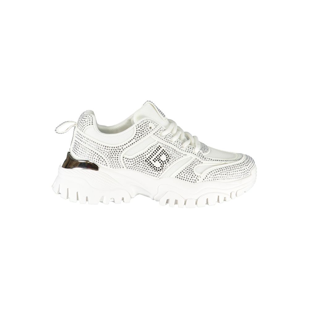 Laura Biagiotti Weißer Polyester Damen Sneaker