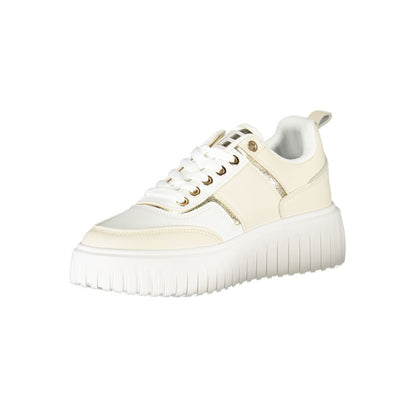 Laura Biagiotti Beige Polyester Damen Sneaker