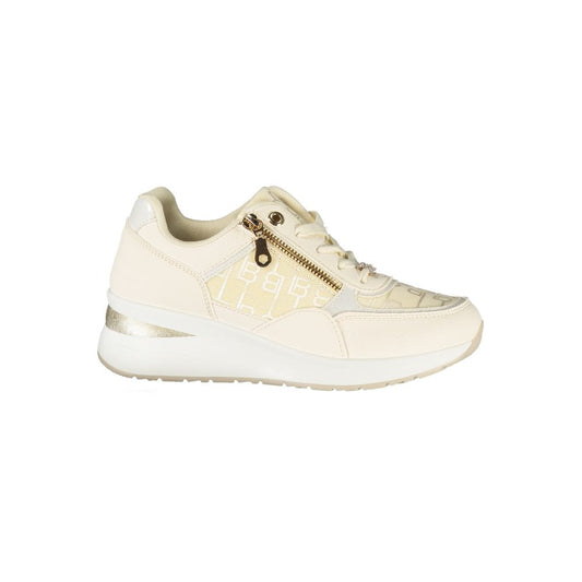 Laura Biagiotti Weißer Polyester Damen Sneaker