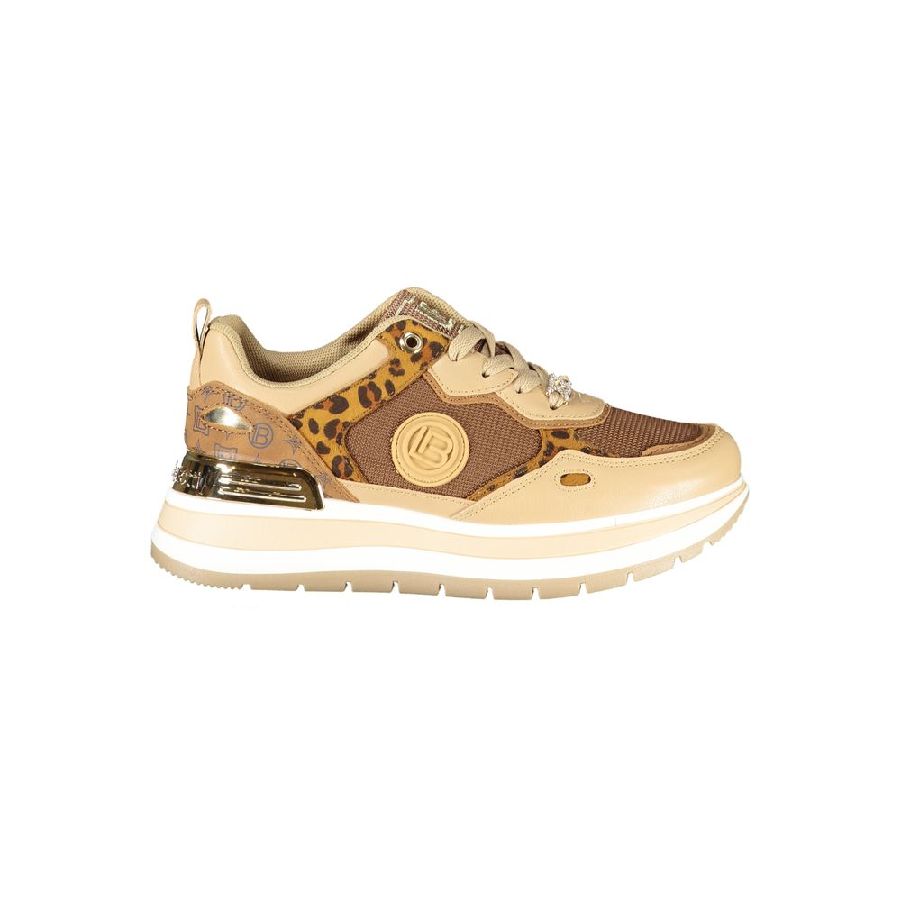 Laura Biagiotti Brown Polyester Women Sneaker