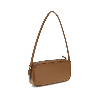 Miu Miu Schultertasche aus braunem Kalbsleder (Bos Taurus)
