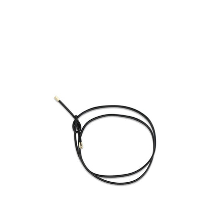 Forte_Forte Gürtel aus schwarzem Kalbsleder (Bos Taurus)