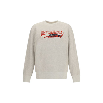 Autry Graues Baumwoll-Sweatshirt