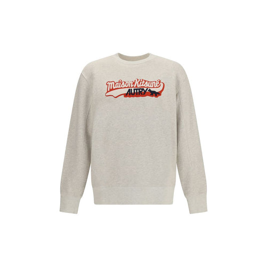 Autry Graues Baumwoll-Sweatshirt