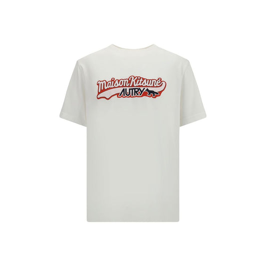Autry Weißes Baumwoll-T-Shirt