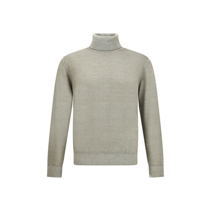 Cruciani Green Wool Turtleneck