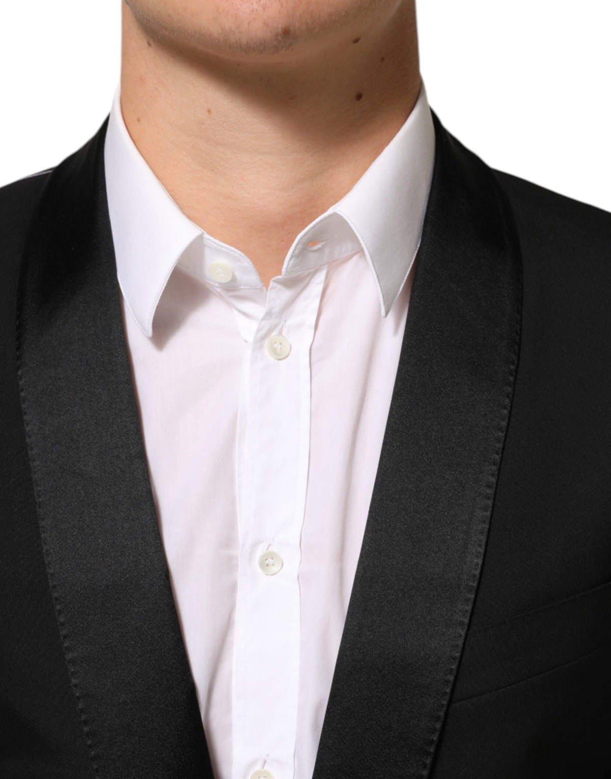 Dolce &amp; Gabbana – Schwarzer MARTINI-Anzugblazer mit 1 Knopf