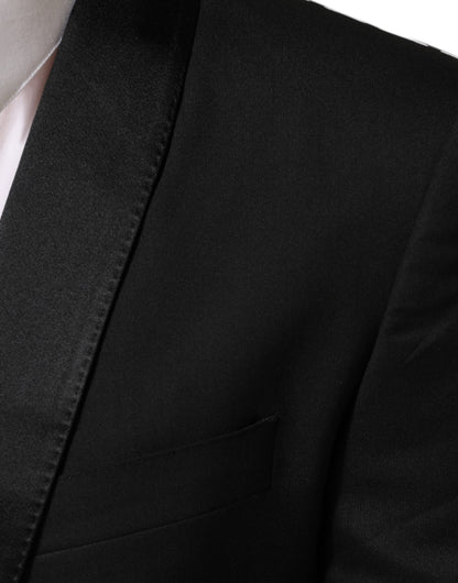Dolce &amp; Gabbana – Schwarzer MARTINI-Anzugblazer mit 1 Knopf