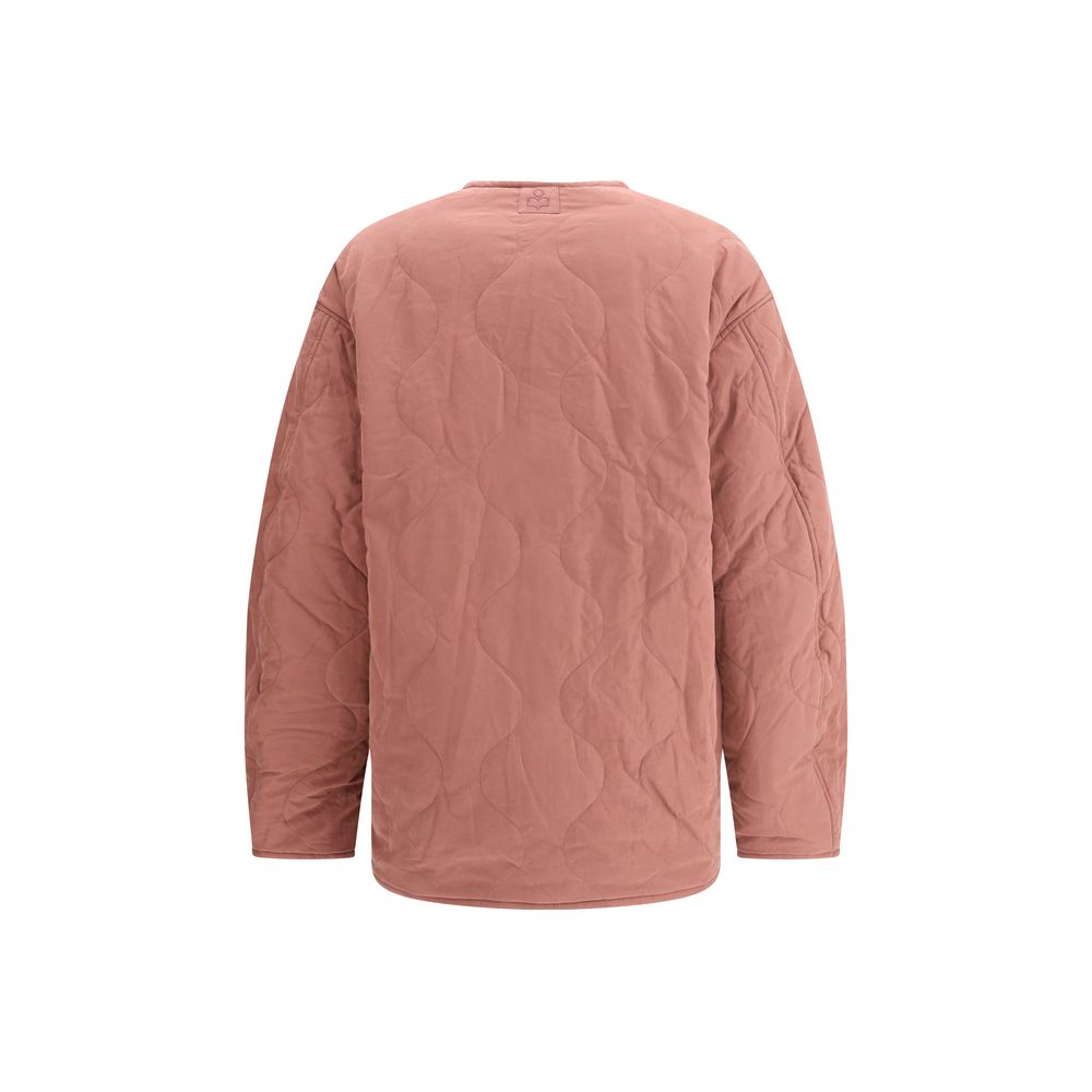 Marant Etoile Zweifarbiger Mantel aus Polyester