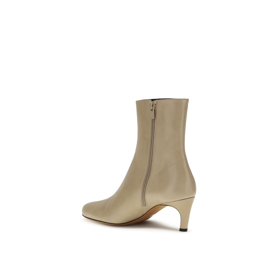 Proenza Schouler Beige Kalbsleder Bos Taurus Stiefeletten