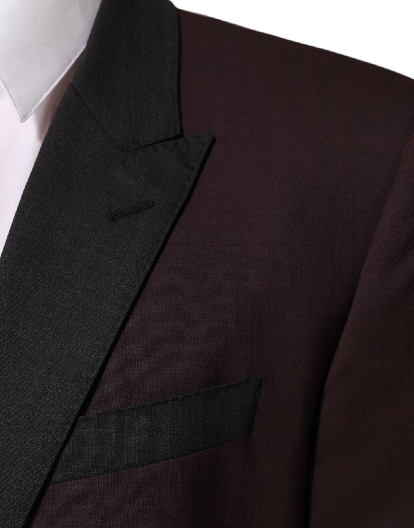 Dolce &amp; Gabbana – Kastanienbrauner Blazer aus Wolle mit 2 Knöpfen